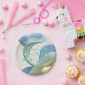 Round paper plate in stylish graphic ペーパープレート (パーティー)