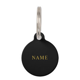 Round Pet ID Tag with Your Pet’s Name Engraved ペット　ネームタグ