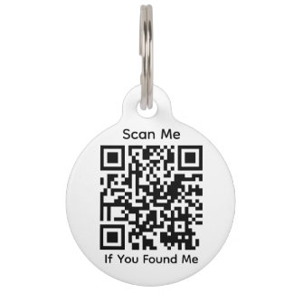 Round PetID Tag for OzWellPet App Owners ペット　ネームタグ
