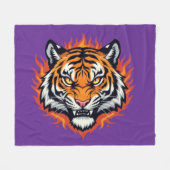 Round Pillow フリースブランケット (正面(横))