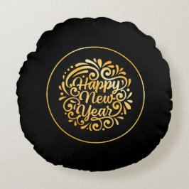 Round Pillow- Happy New Year 2026 ラウンドクッション
