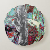 Round Pillow – Strata Pulse ラウンドクッション (裏面)