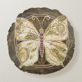 Round Pillow “The Storyteller of Ancient Echoes” ラウンドクッション