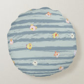Round Pillow – Whimsy Faces ラウンドクッション (裏面)