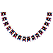 Round Raysフレーム20 +背面。&アイディア バンティングフラッグ (全)