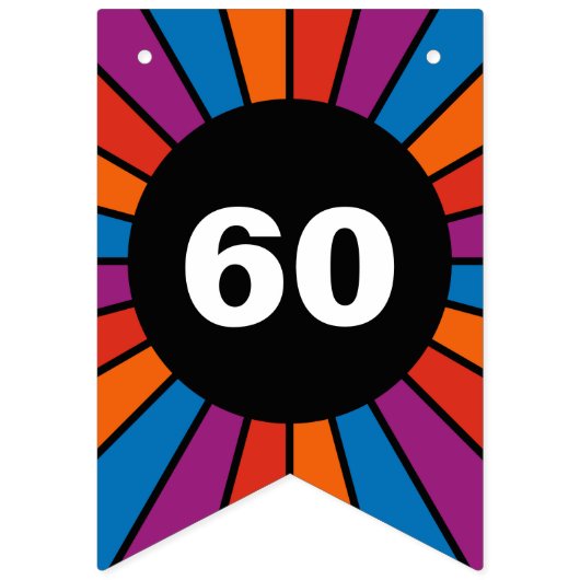 Round Raysフレーム20 +背面。&アイディア バンティングフラッグ (第1の旗)