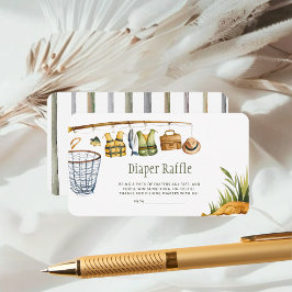 Round Reel Excited Little Fisherman Diaper Raffle  エンクロージャーカード