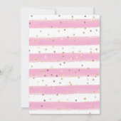 Round & Round Floral Carousel Birthday Invitation 招待状 (裏面)