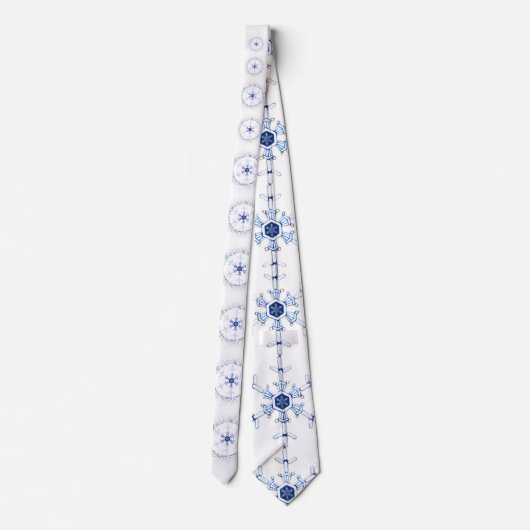 Round snowflake ネクタイ (裏面)