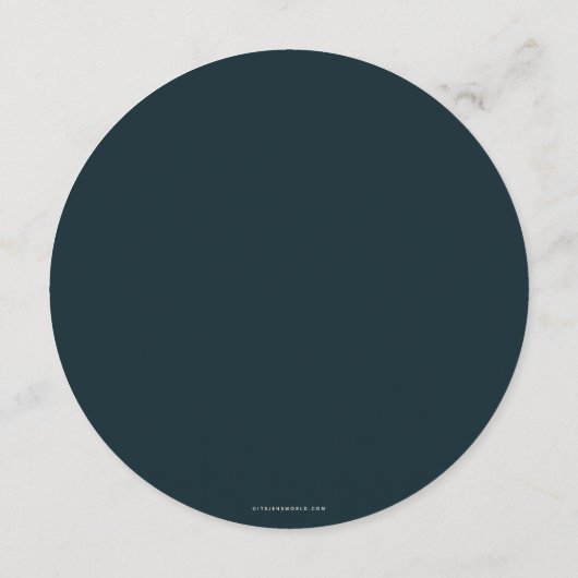 Round/Square Snowberry Wreath Christmas Dinner メニュー (裏面)