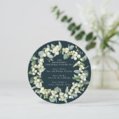 Round/Square Snowberry Wreath Christmas Dinner メニュー (スタンド正面)