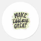 Round sticker ラウンドシール (正面)