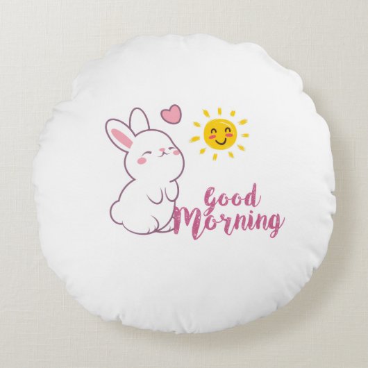 round throw Pillow  ラウンドクッション (正面)