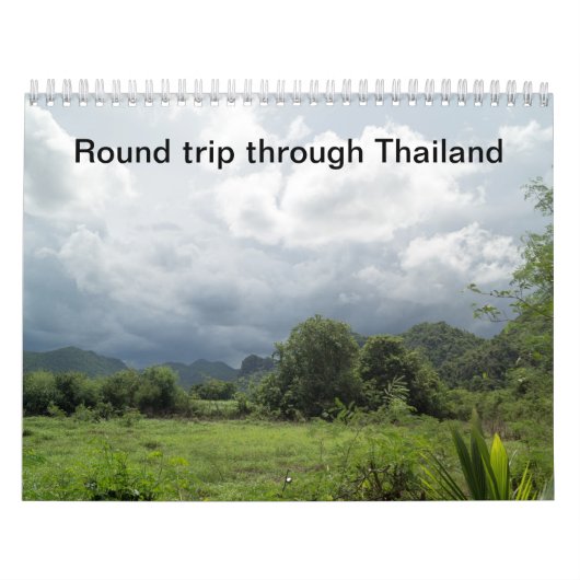 Round trip through Thailand カレンダー (カバー)