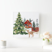 Round Wall Clock スクエア壁時計 (ホーム)