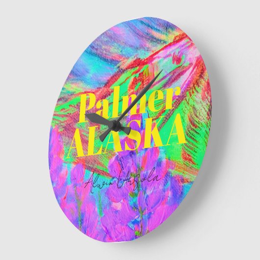 Round Wall Clock ラージ壁時計 (傾斜)