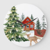 Round Wall Clock ラージ壁時計 (正面)