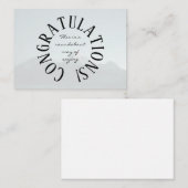 Roundabout Congratulations ノートカード (正面/裏面)