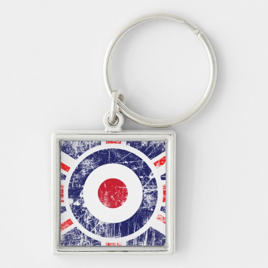 Rounddel Target Mods UK Target Union Jack キーホルダー (正面)