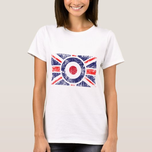 Rounddel Target Mods UK Target Union Jack Tシャツ (正面)