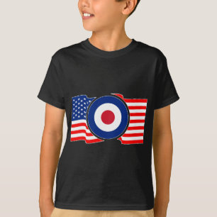 Rounddel USAターゲットグラフィック Tシャツ