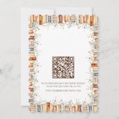 Rounded Novel Kind of Lover Book Bridal Shower   招待状 (裏面)