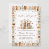 Rounded Novel Kind of Lover Book Bridal Shower   招待状 (正面)