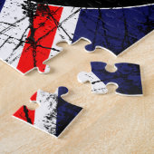 RoundelターゲットModsイギリスターゲット英国国旗 ジグソーパズル (側面)