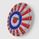 Roundel日が差すことデザイン炭素繊維スタイル装置 ラージ壁時計 (傾斜)