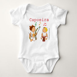 Roupa de bebê com desenho de de Capoeira  ベビーボディスーツ