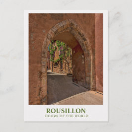 ROUSILLON, Doors of the World, Travel Postcards ポストカード