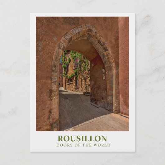 ROUSILLON, Doors of the World, Travel Postcards ポストカード (正面)