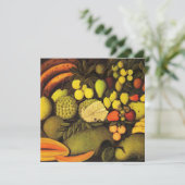 Rousseau – エキゾチックなフルーツと静物画素晴らし画 カード (スタンド正面)