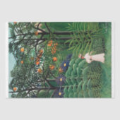 Rousseau – エキゾチックな森のデコップの女性歩く 薄葉紙 (正面)