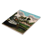 Rousseau – 洗濯船人気がある絵画の タイル (側面)