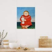 Rousseau - Child with Doll ポスター (キッチン)