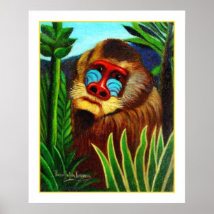 Rousseau - Mandril in the Jungle (Adaptation) ポスター