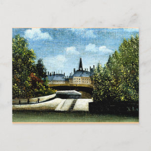 Rousseau - The Ile de la Cite, 素晴らし art ポストカード