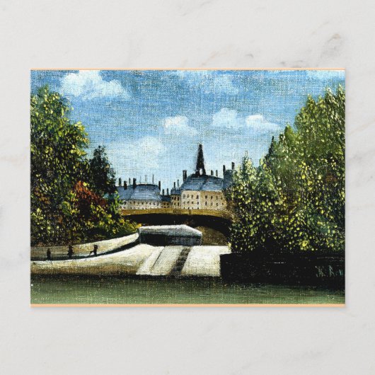 Rousseau - The Ile de la Cite, 素晴らし art ポストカード (正面)