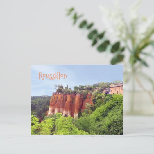 ROUSSILLON, FRANCE ポストカード (スタンド正面)