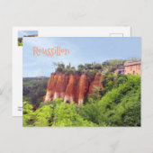 ROUSSILLON, FRANCE ポストカード (正面/裏面)