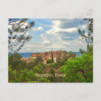 Roussillon, France, Beautiful Hill Town ポストカード