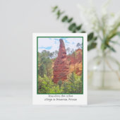  ROUSSILLON, OCHRE VILLAGE,  PROVENCE,FRANCE ポストカード (スタンド正面)