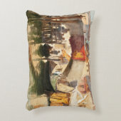 Roussoffのベニスの投球のクッション アクセントクッション (正面(垂直))