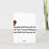 Rousterデザイン空白のノートカード カード (裏面)