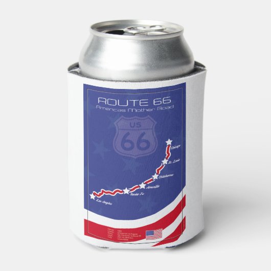 Route66 B 缶クーラー (缶正面)