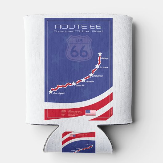 Route66 B 缶クーラー (裏面)