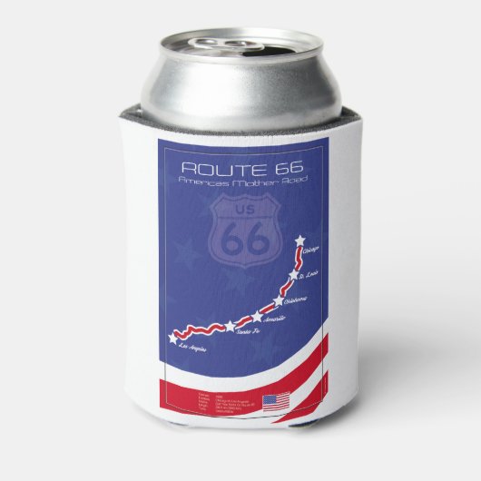 Route66 B 缶クーラー (缶裏面)