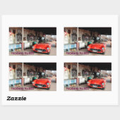 Route66 Hackberry 長方形シール (シート)