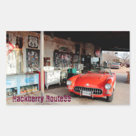 Route66 Hackberry 長方形シール